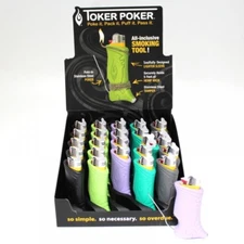 Toker Poker Hemp Plastic + Bottle opener for BIC Various colors available