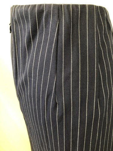 Lane Bryant Pinstripe Pencil Skirt Sz 24 Career Corpcore Office Side Slit NWT - Picture 5 of 21