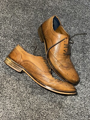 Brogue River Island Mens Casual Shoes River Island Wide Fit Lace