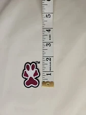 Southern Illinois University Paw Print Iron On Embroidered Patch