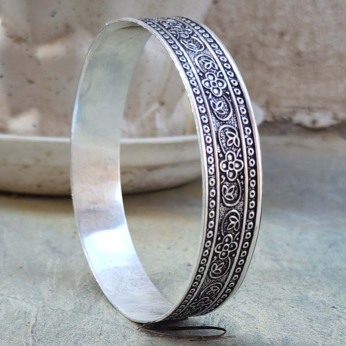 アクセサリー silver 925 simple design bangle 925 Silver Simple Design bangle – 925 silver