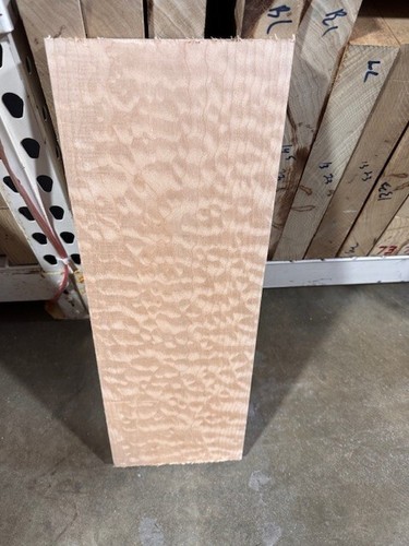 Quilted Maple🍁Billet Dense. Quilt Kiln Dry KD Leaf 22”x 7.5”x. 1.1” Kiln Dry