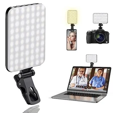 ALTSON 60 LED Selfie Light With Clip & Tripod Adapter Rechargeable 2200mAh