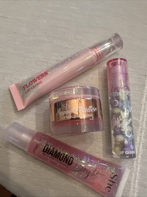 Lip Gloss / Lip Scrub Bundle Of 4 Assorted Flavors. All Brand New!