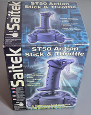 Vintage Saitek ST50 Action Stick & Throttle J...