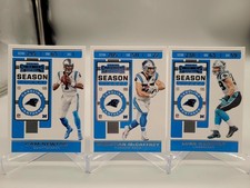 2019 CONTENDERS CAM NEWTON CHRISTIAN LUKE KUECHLY FOOTBALL CARD SET PANTHERS NFL