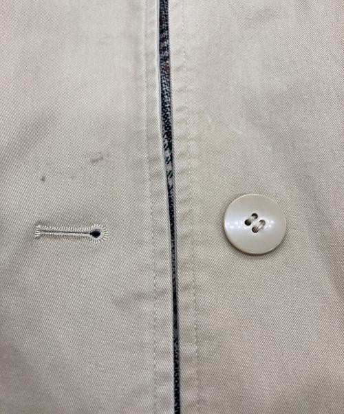 Ameri Reversible Beige Cotton Trench Coat Bspk Ch… - image 9