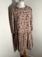 Albaray floral sheath Dress Size 10 VGC drop waist pattern print tea