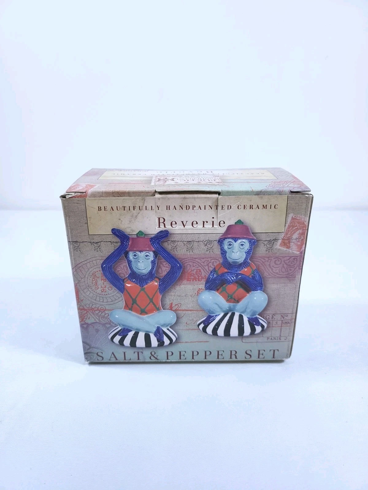 Tracy Porter for Poetic Wanderlust Reverie 3-D Monkey Salt & Pepper Set