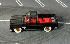 2026 Hot Wheels Black 83 Chevy Silverado Unspun with NFTG Real Rider Wheels