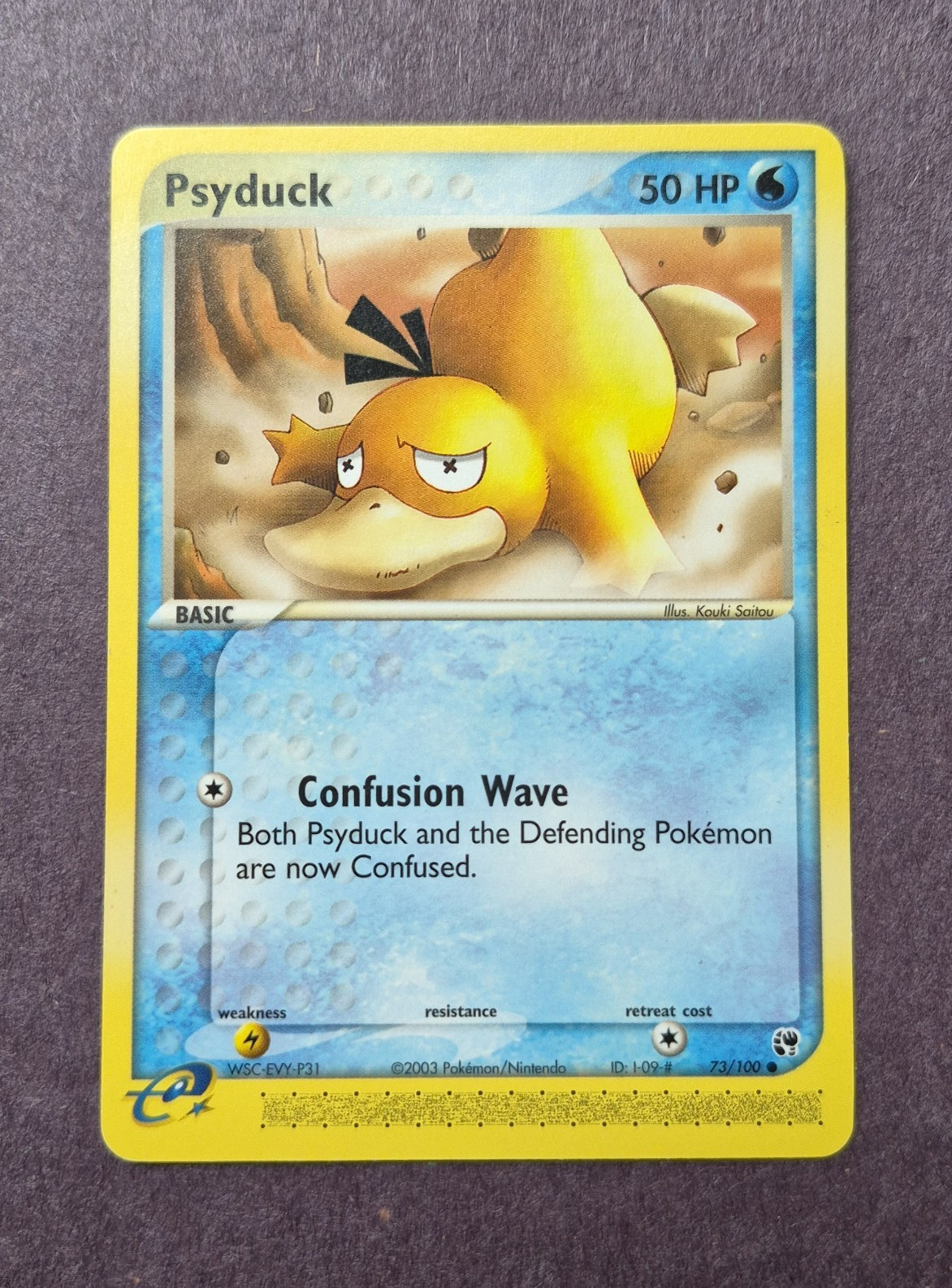 Pokemon TCG EX Sandstorm Psyduck 73/100 Common English 2003