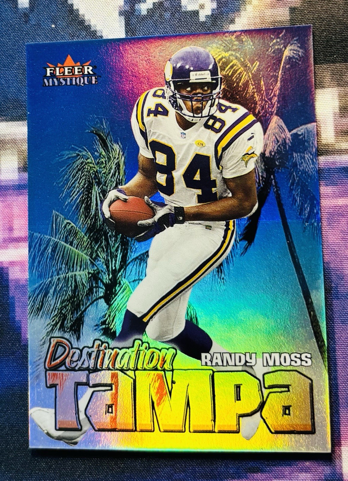 2000 Fleer Mystique Randy Moss Destination Tampa #10DT Vikings