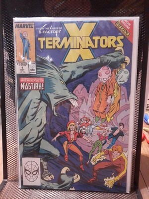 COMPLETE X-Terminators #1 & 2  (1988 Marvel) 