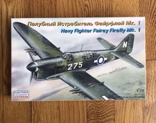 EASTERN EXPRESS 1/72 SCALE NAVY FIGHTER FAIREY FIREFLY MK 1  #72273 ( comp)