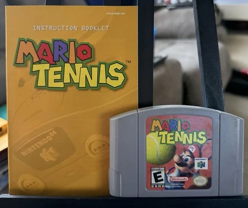 Mario Tennis N64 w/ Manual Excellent Condition Authentic Tested and Working!