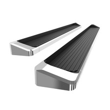 Running Board 6" Silver 2007-2018 Chevy Silverado GMC Sierra Regular Cab