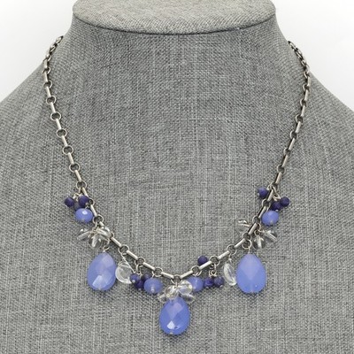RARE Vintage Silpada Sterling Silver Blue Quartz Sodalite Necklace N1242 N1417