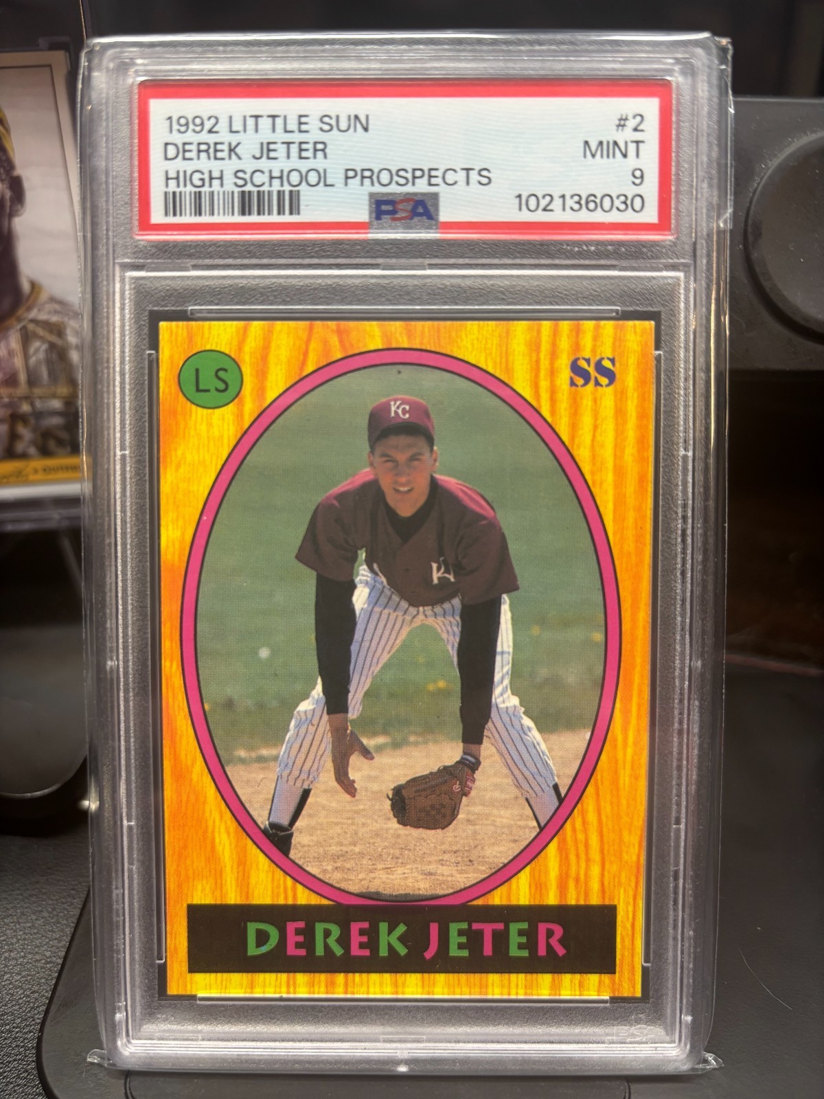 Derek Jeter 1992 Little Sun High School Prospect #2 - PSA 9 ✨