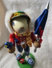 Vintage Steinbach Happy Rabbit Chubby Smoker Volkskunst Germany SHHT Tags READ