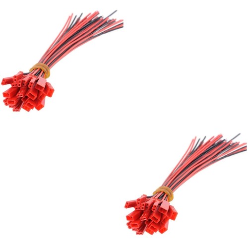 Kit 2 connettori a filo testa 2 PIN e femmina - Foto 3 di 7