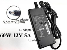 Genuine Delta 60W 12V 5A Charger Power Supply 5.5 2.5mm Tip AC Adapter