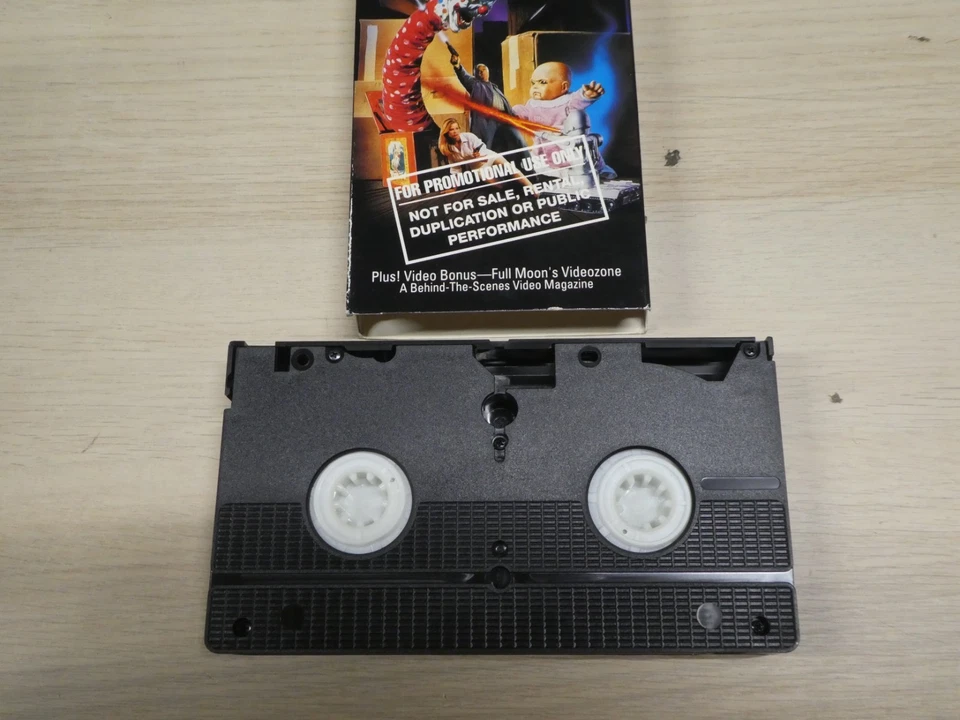 Dollman Vs Demonic Toys VHS Tape 1993 Full Moon Promo Video Tape Horror - Image 3 of 4