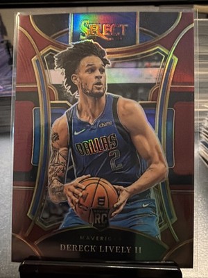 2023-24 Panini Select - Mezzanine Level Dereck Lively #313 Maroon Prizm /175...