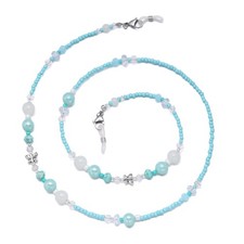 Glasses Chain for Women Stylish Beaded Eyeglass Chain Adjustable for Sunglass...