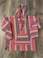 Mexican Poncho Baja Hoodie Surfer Skater Drug Rug Pullover UNISEX