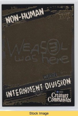 2025 DC Creature Commandos Non-Human Internment Division Weasel #NH-3 READ e0y