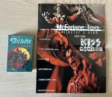 Carte da gioco Spawn mazzo poker + McFarlane Toys Collector Club estate 1998
