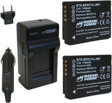 Wasabi Power Battery 2-Pack and Charger for Leica BP-DC7