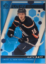 2022-23 SP Authentic Future Watch Limited Blue /399 Aatu Raty #199 Rookie RC