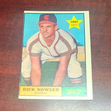 Topps 1961 Dick Howser Rookie Base Set #416 Kansas City Athletics MLB Card. rookie card picture