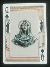 Mythological Characters Creature Playing Card Queen Spades