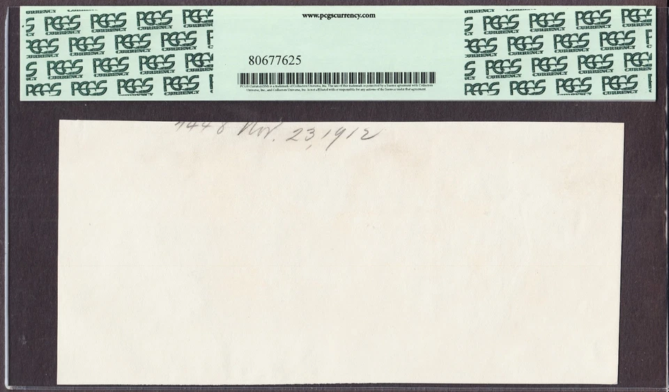 Canada The Canadian Bank of Commerce $5 ND Face PHOTOGRAPHIC PROOF UNC PCGS 62 - Image 2 of 2