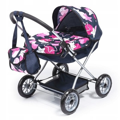 Kinderwagen für Puppen Mega Set 9in1, bis 46cm, inkl. Tasche