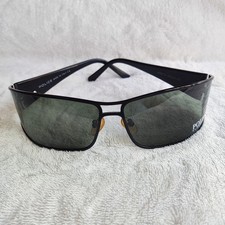 Vintage Designer Black Sunglasses NOS Police Italian Eyewear