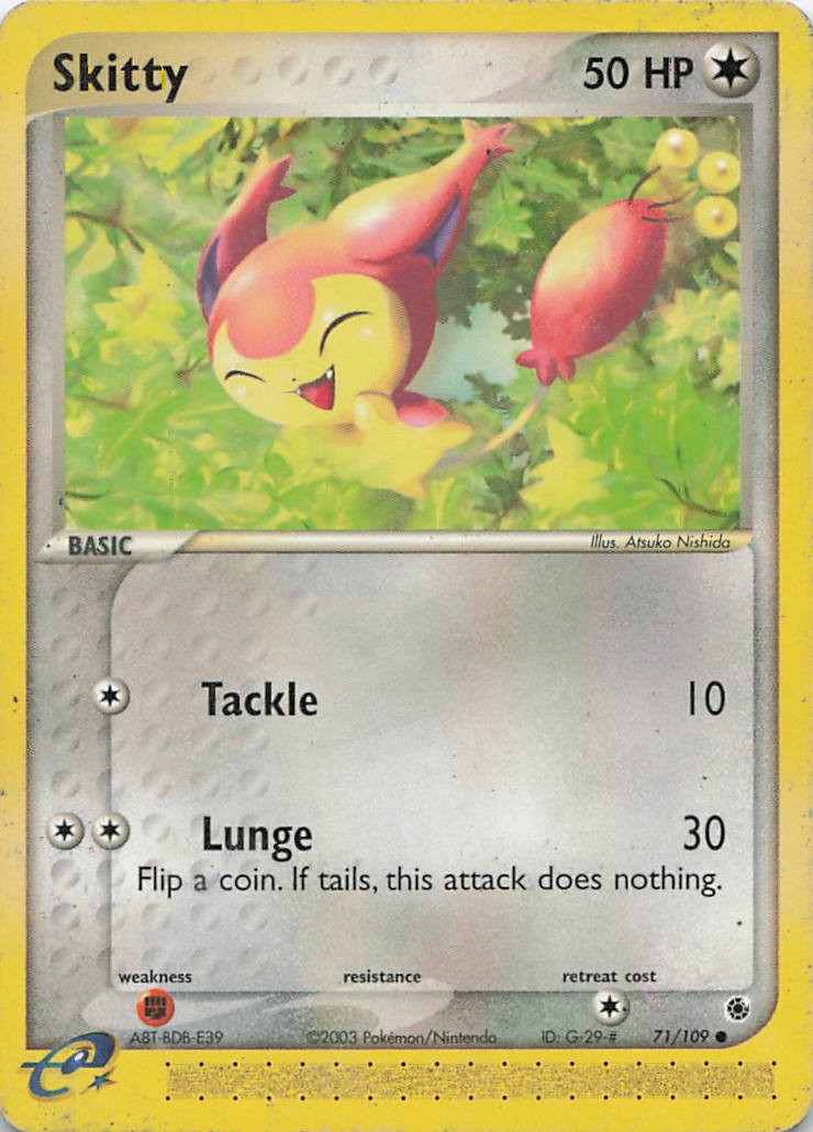 EX Ruby and Sapphire #71/109 Skitty