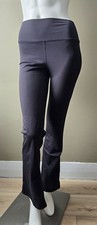 NWOT H M Move Flared Sports Leggings Small Black "Dry Move" Lightweight