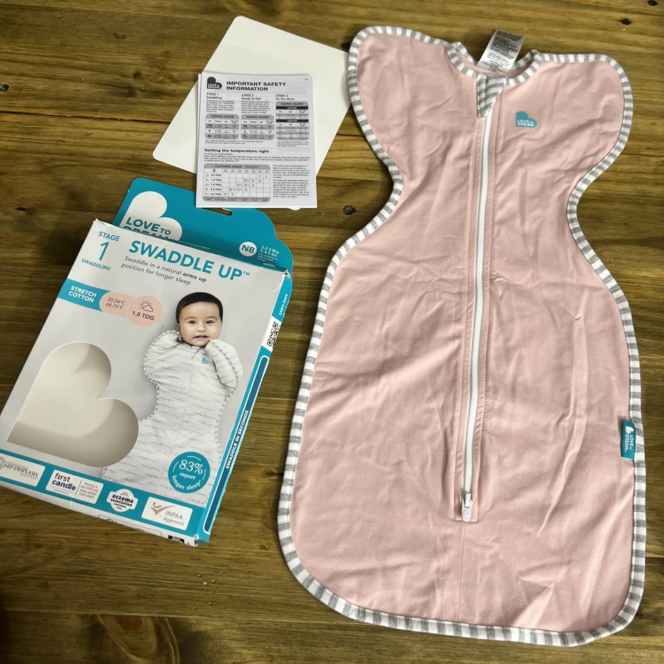 Love to Dream Swaddle Up NB 5-8.5lbs Dusty Pink - Image 2 of 4