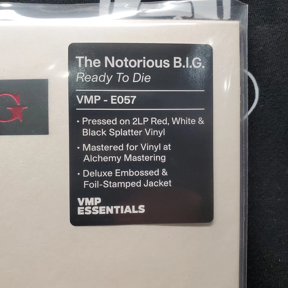 The Notorious BIG Ready to Die VMP VINYL ME PLEASE RED WHITE BLACK COLOR VINYL - Image 2 of 4