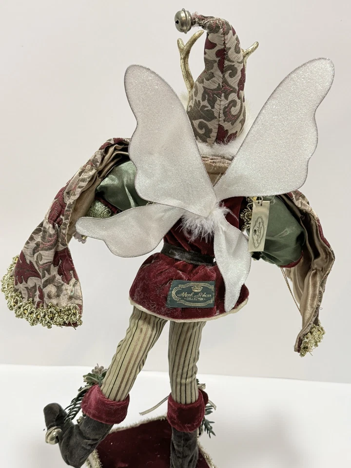 "Adorno de Navidad de hadas con soporte para medias Mark Roberts 19"""  Foto 4 de 4