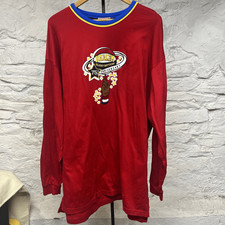 Platinum Fubu T-Shirt Harlem Globetrotters Basketball Long Sleeve Hip Hop