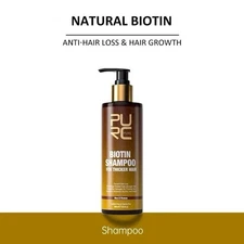 PURC Biotin Hair Shampoo Conditioner for Men Women Scalp Cleaning Hair Root