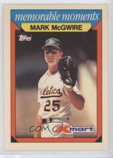 1988 Topps Kmart Memorable Moments Mark McGwire #16 0ja8