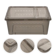Tortoise Hibernation Box Reptile Feeding Kennel Breeding Case Spider Container