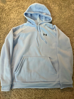 Under Armour Rival Fleece Hoodie Size M Light Blue