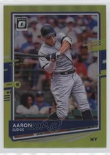 2020 Panini Donruss Optic Retail Lime Green Prizm Aaron Judge #130