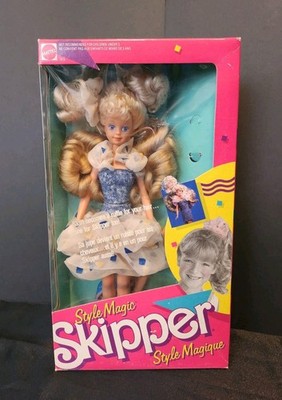 1988 Mattel Style Magic Skipper Barbie Canada Foreign Version #1915 NRFB